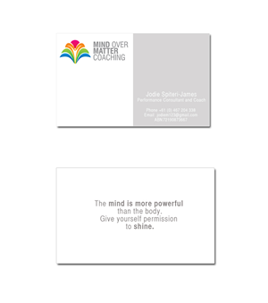 Business Card Design by sabinokevz for this project | Design: #2989046