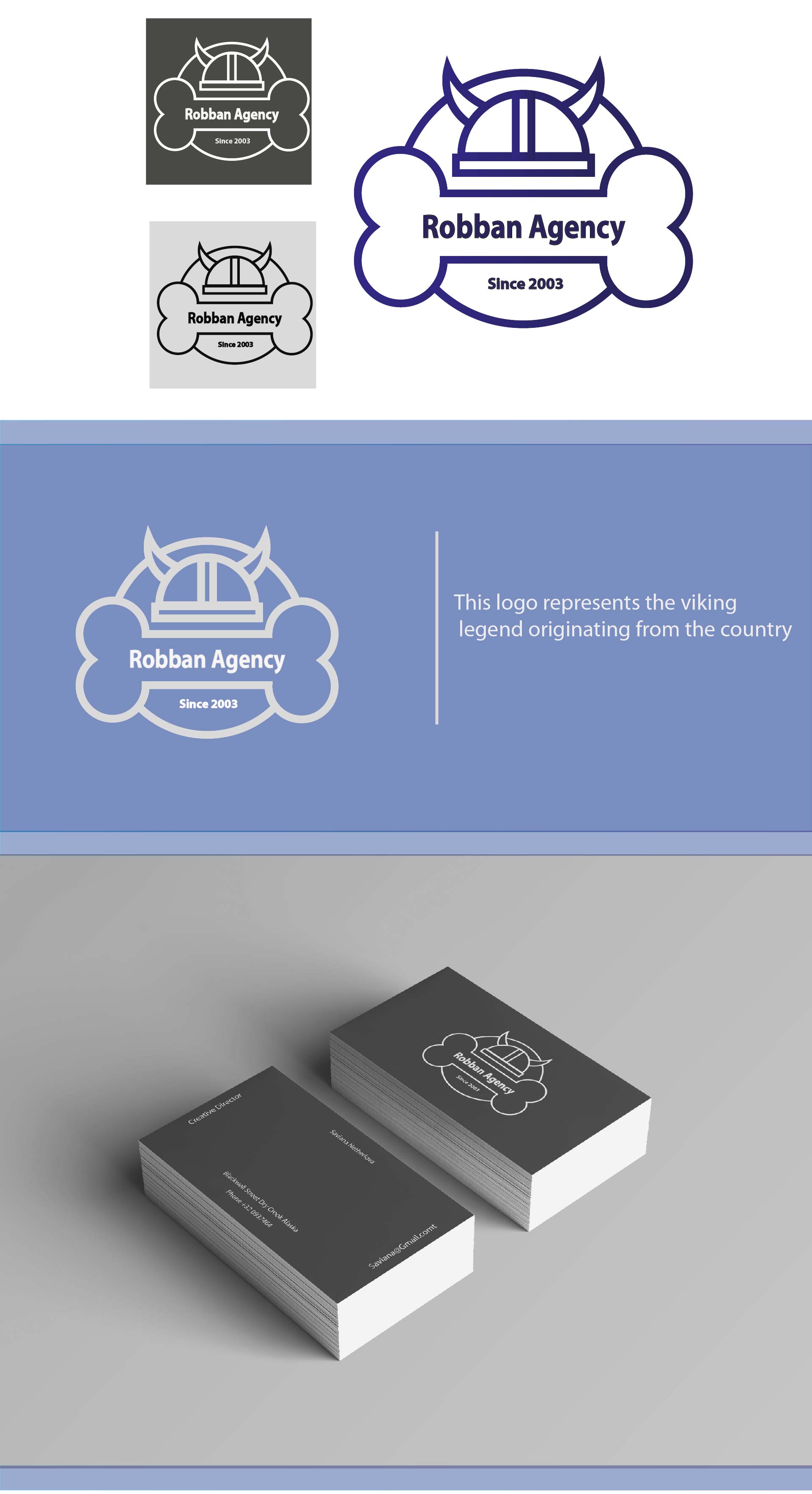 Logo Design by Zhinonia for Robban & Agency AB | Design #21794505