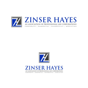 (See Samples) Zinser Hayes, An Association of Professional Law Corporations, Corporate, Commercial, Bankruptcy, Mediation | Logo Design by aspiremedia