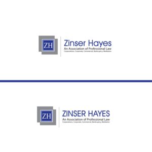 (See Samples) Zinser Hayes, An Association of Professional Law Corporations, Corporate, Commercial, Bankruptcy, Mediation | Logo Design by sankar999