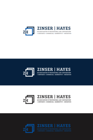 (See Samples) Zinser Hayes, An Association of Professional Law Corporations, Corporate, Commercial, Bankruptcy, Mediation | Logo Design by Monster designs