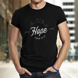 Hope with the tag line of Psalm 42:11 | Logo Design by Paperfox Designs