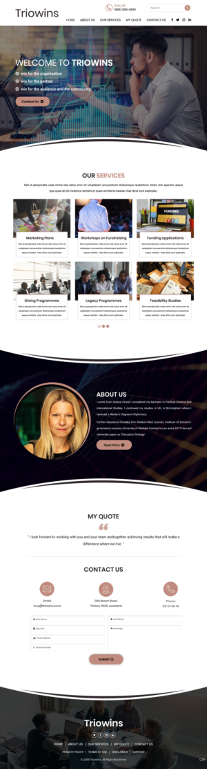 Wordpress Design by pb for this project | Design: #21774648