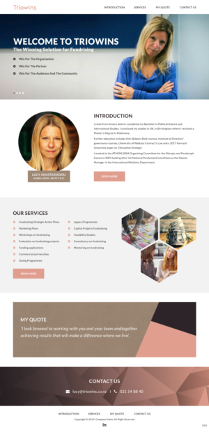 Wordpress Design by pb for this project | Design: #21774657
