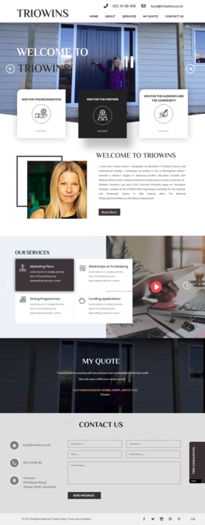 Wordpress Design by pb for this project | Design: #21774659
