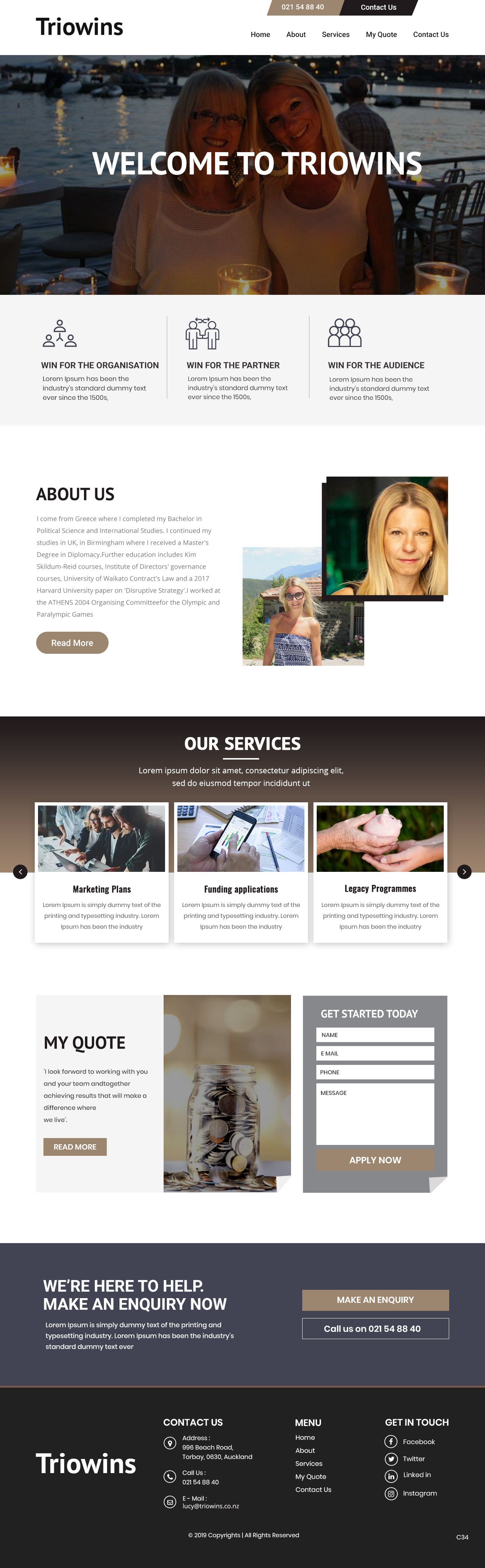Wordpress Design by pb for this project | Design #21774661