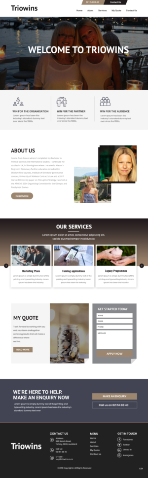 Wordpress Design by pb for this project | Design: #21774661