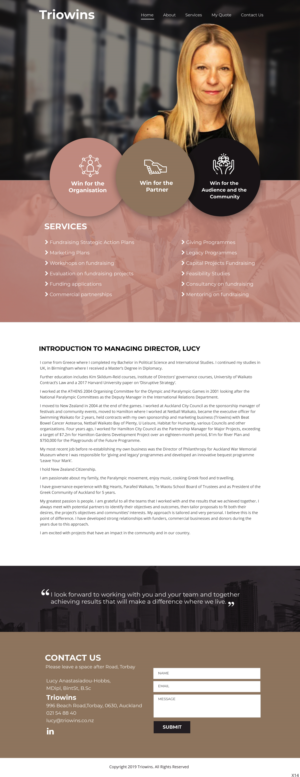 Wordpress Design by pb for this project | Design: #21808782