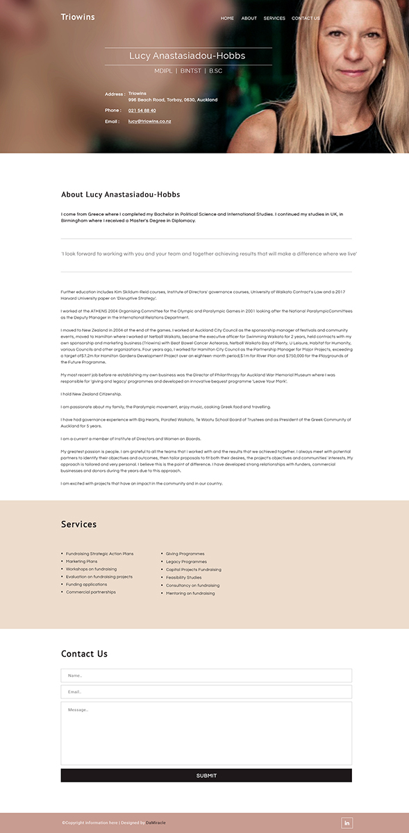 Wordpress Design by Da Miracle for this project | Design #21786584