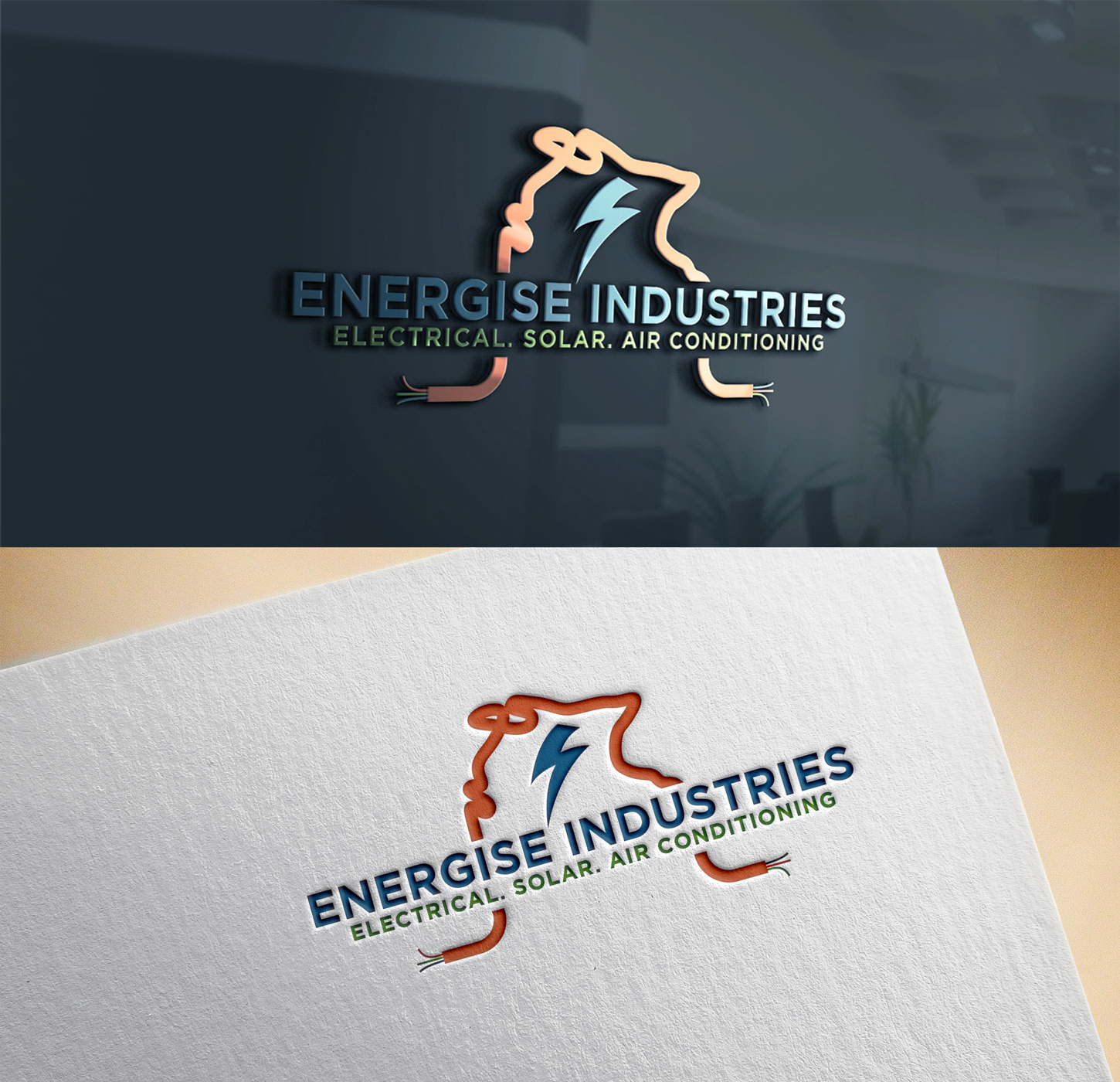 Logo Design by artkey9 for Top End Air Conditioning | Design #21776430