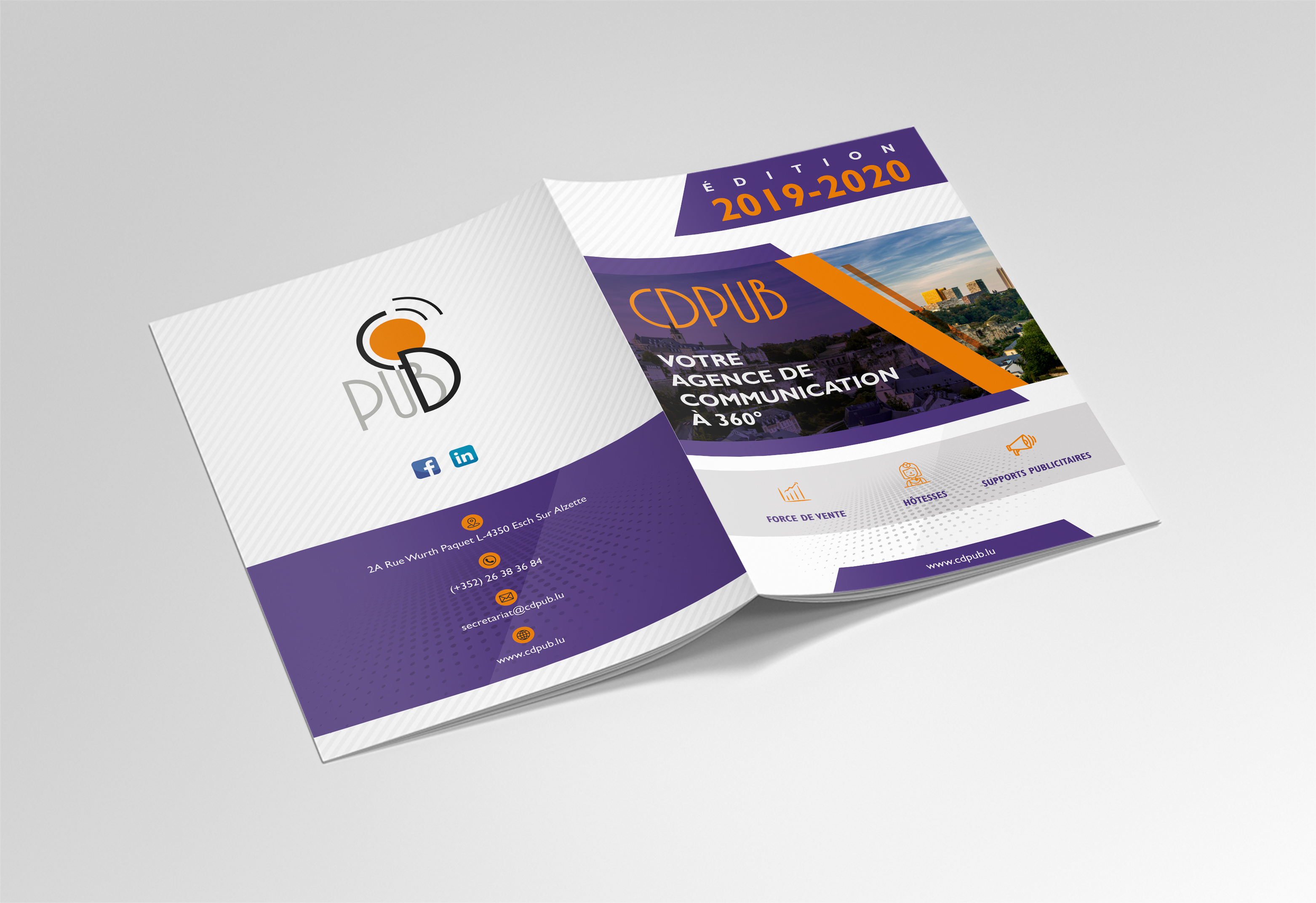 Broschüren-Design von ESolz Technologies für CD PUBLICITE LUX | Design #21841372