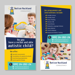 DL size flyer for  Autism Consultancy website  | Flyer Design by aspiremedia