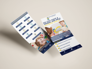 DL size flyer for  Autism Consultancy website  | Flyer Design by IndreDesign