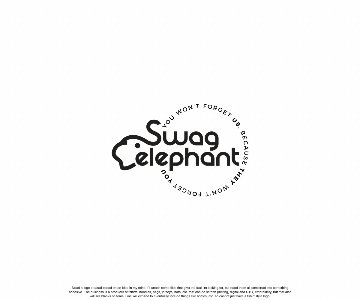 Logo Design by GBDESIGN for SWAG Elephant | Design #21781085