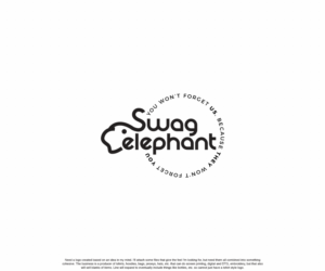 Swag Elephant   (Add Tag line: You won't forget us, because they won't forget you.) | Logo Design by GBDESIGN