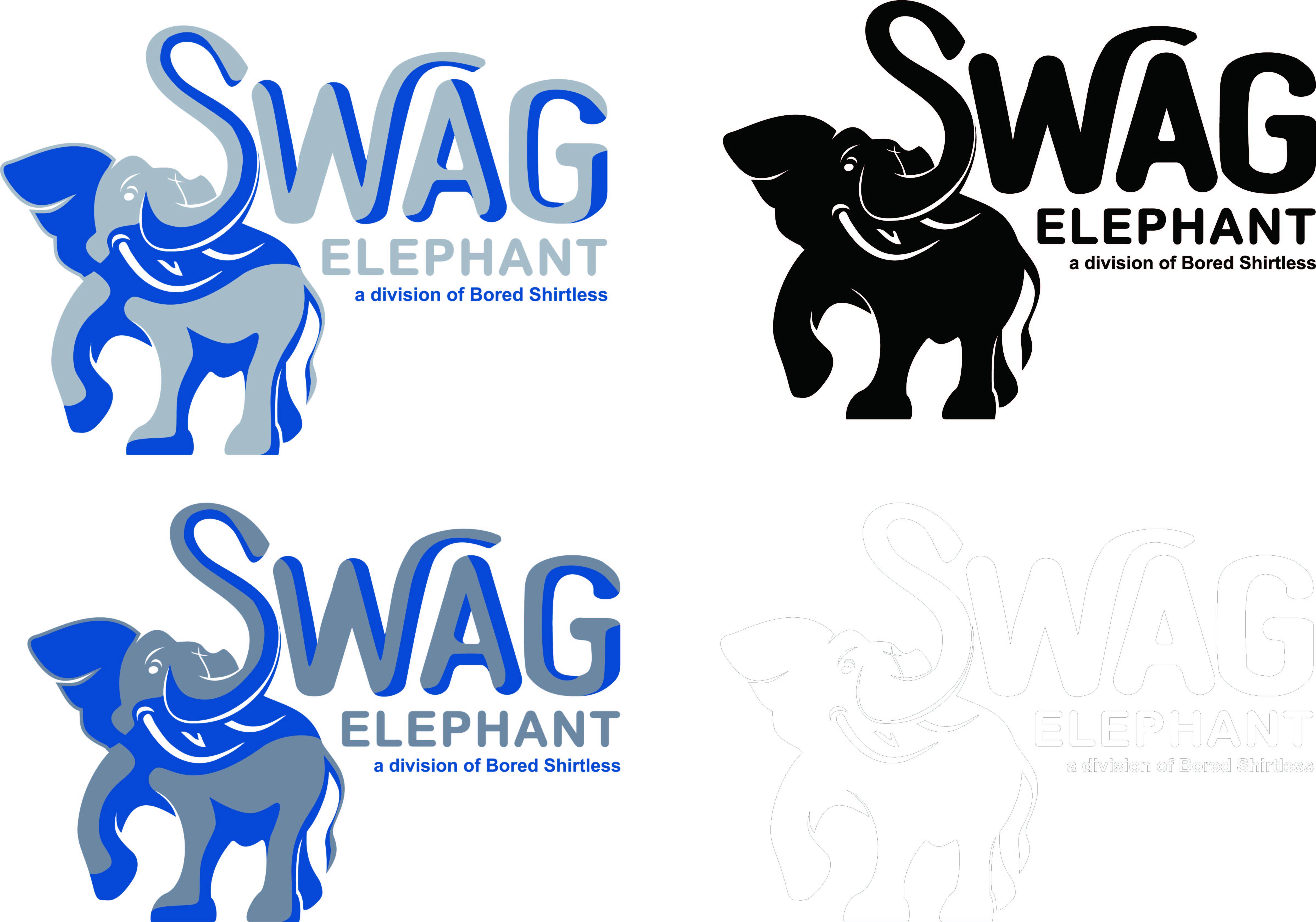 Logo Design by Susilaningsih 2 for SWAG Elephant | Design #21874870