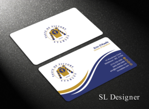 Taste of Victory Stables Business Cards with logo | Business Card Design by SL Designer