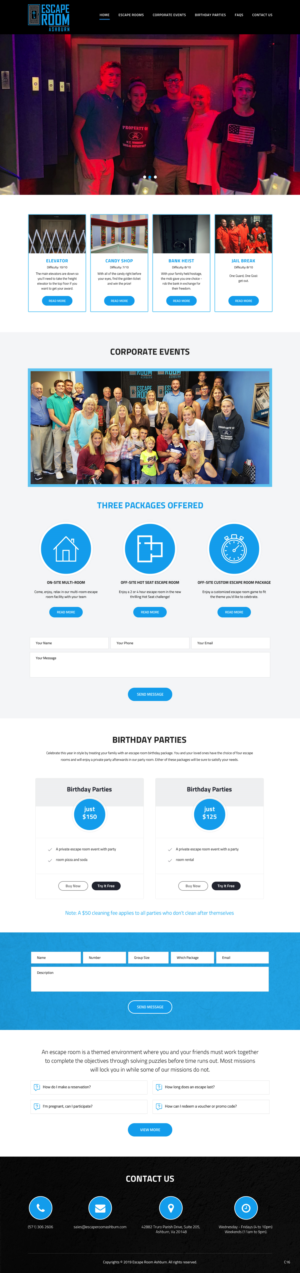 Web-Design von pb für Escape Room Ashburn | Design: #21782456