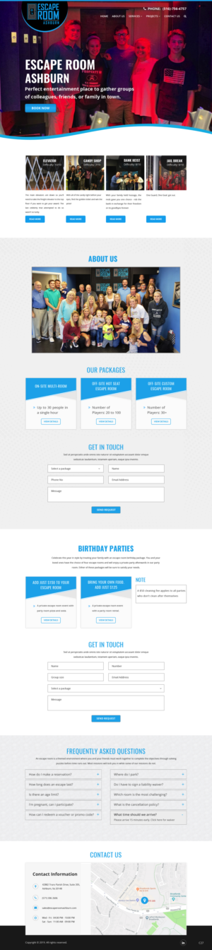 Web-Design von pb für Escape Room Ashburn | Design: #21782464