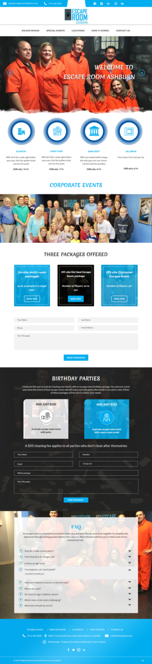 Web-Design von pb für Escape Room Ashburn | Design: #21782476