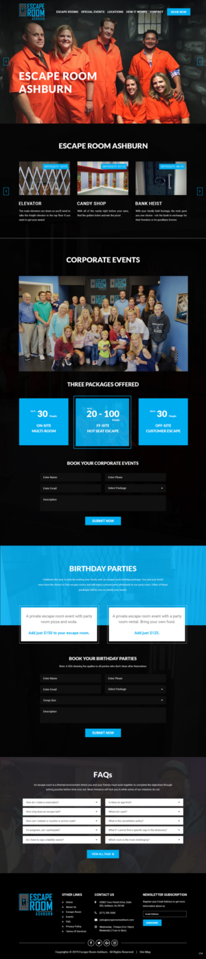 Web-Design von pb für Escape Room Ashburn | Design: #21816513