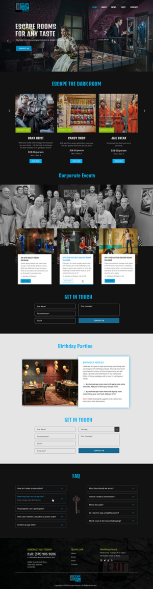 Web Design by Ved Web Services for Escape Room Ashburn | Design: #21789416