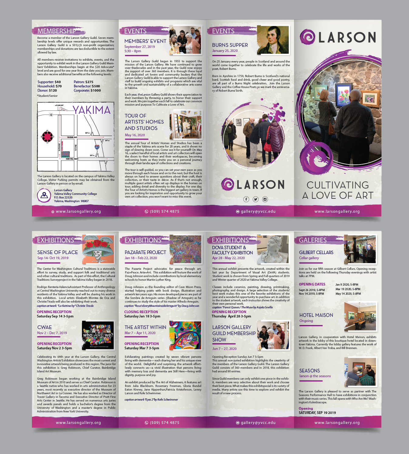 Flyer Design by alex989 for Larson Gallery | Design #21780810