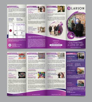 Flyer Design by alex989 for Larson Gallery | Design: #21781469