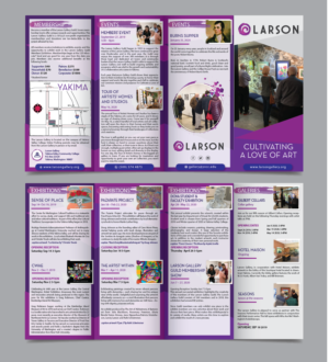 Flyer Design by alex989 for Larson Gallery | Design: #21788739