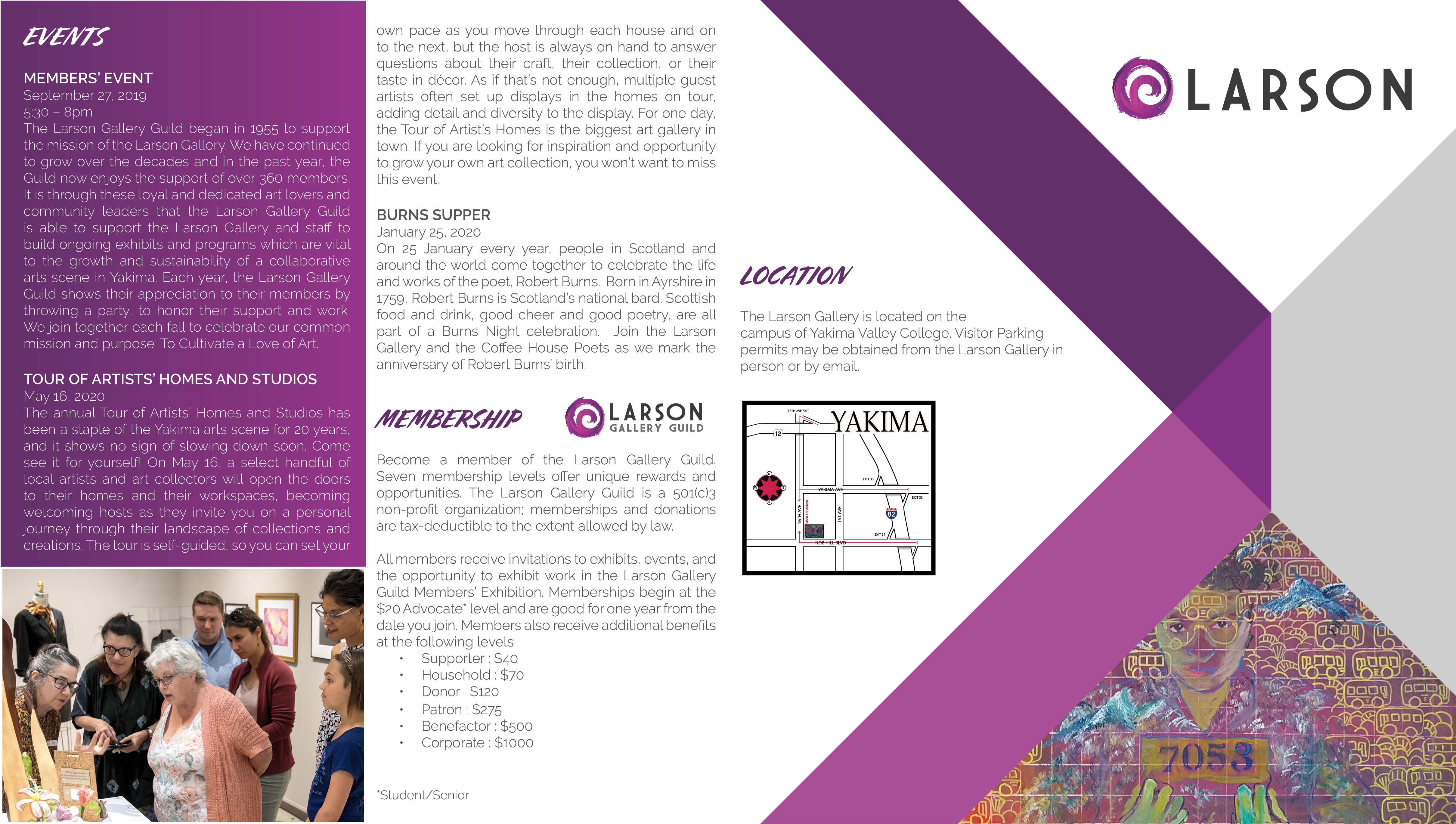 Flyer Design by Cass G for Larson Gallery | Design #21833639