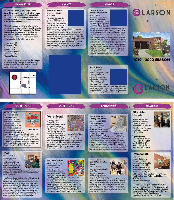 Flyer Design by dlvosholdesins for Larson Gallery | Design #21810113