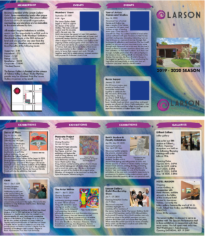 Flyer Design by dlvosholdesins for Larson Gallery | Design #21810113