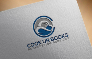 "COOK UR BOOKS"main logo and the words 'Bookkeeping Services" as optional  | Logo Design by akterkhadijars