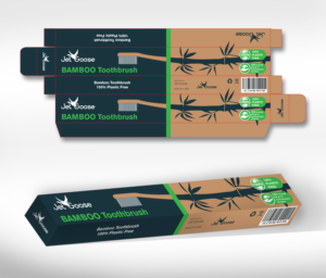 Bamboo Toothbrush packaging design | Verpackungs-Design von vpt_creations
