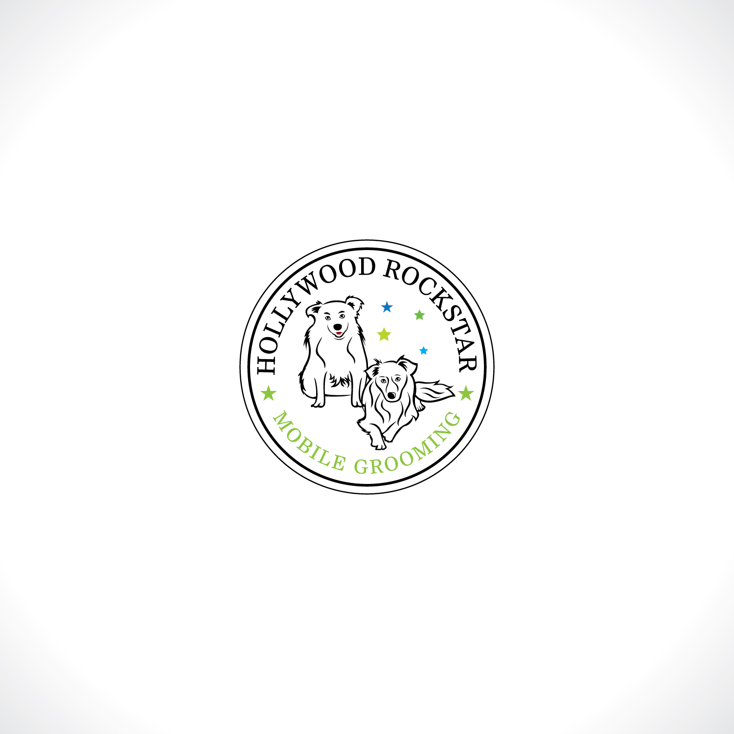 Logo Design by sankar999 for Hollywood Rockstar Mobile Grooming | Design #21786284