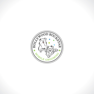 Hollywood Rockstar Mobile Grooming | Logo Design by sankar999