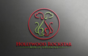 Logo Design by JAFRIN for Hollywood Rockstar Mobile Grooming | Design: #21794370
