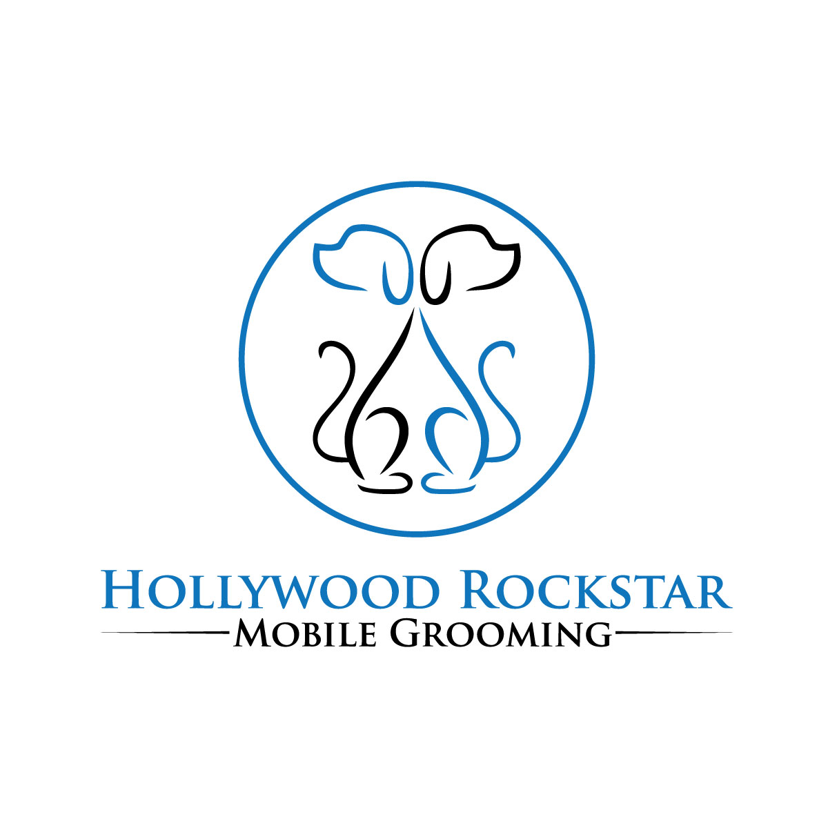 Logo Design by JAFRIN for Hollywood Rockstar Mobile Grooming | Design #21834237