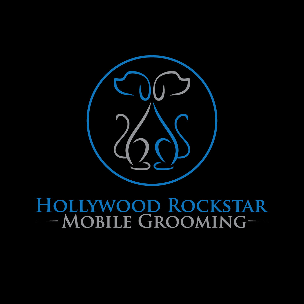 Logo Design by JAFRIN for Hollywood Rockstar Mobile Grooming | Design #21834986