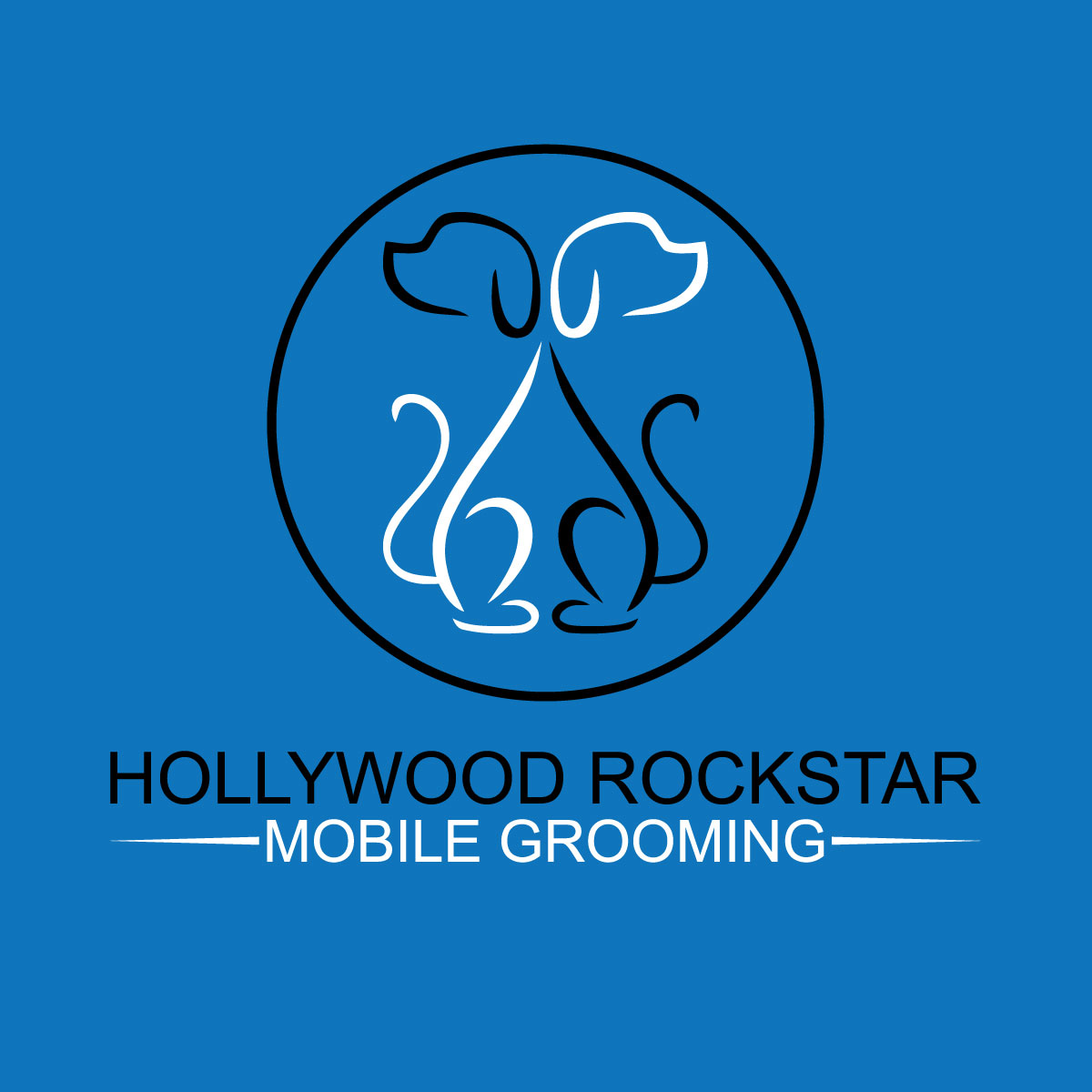 Logo Design by JAFRIN for Hollywood Rockstar Mobile Grooming | Design #21846517