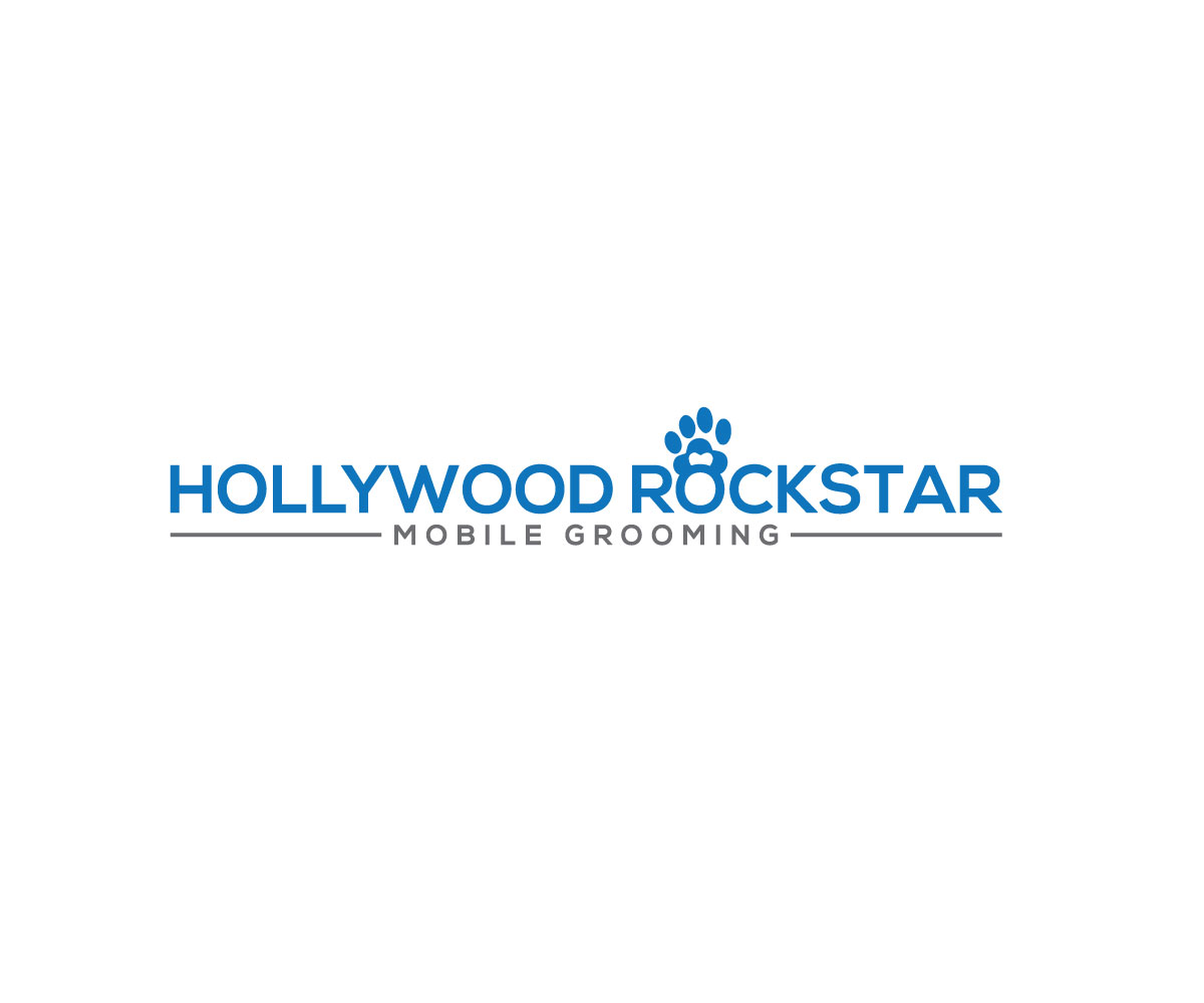 Logo Design by Logofirm for Hollywood Rockstar Mobile Grooming | Design #21802195