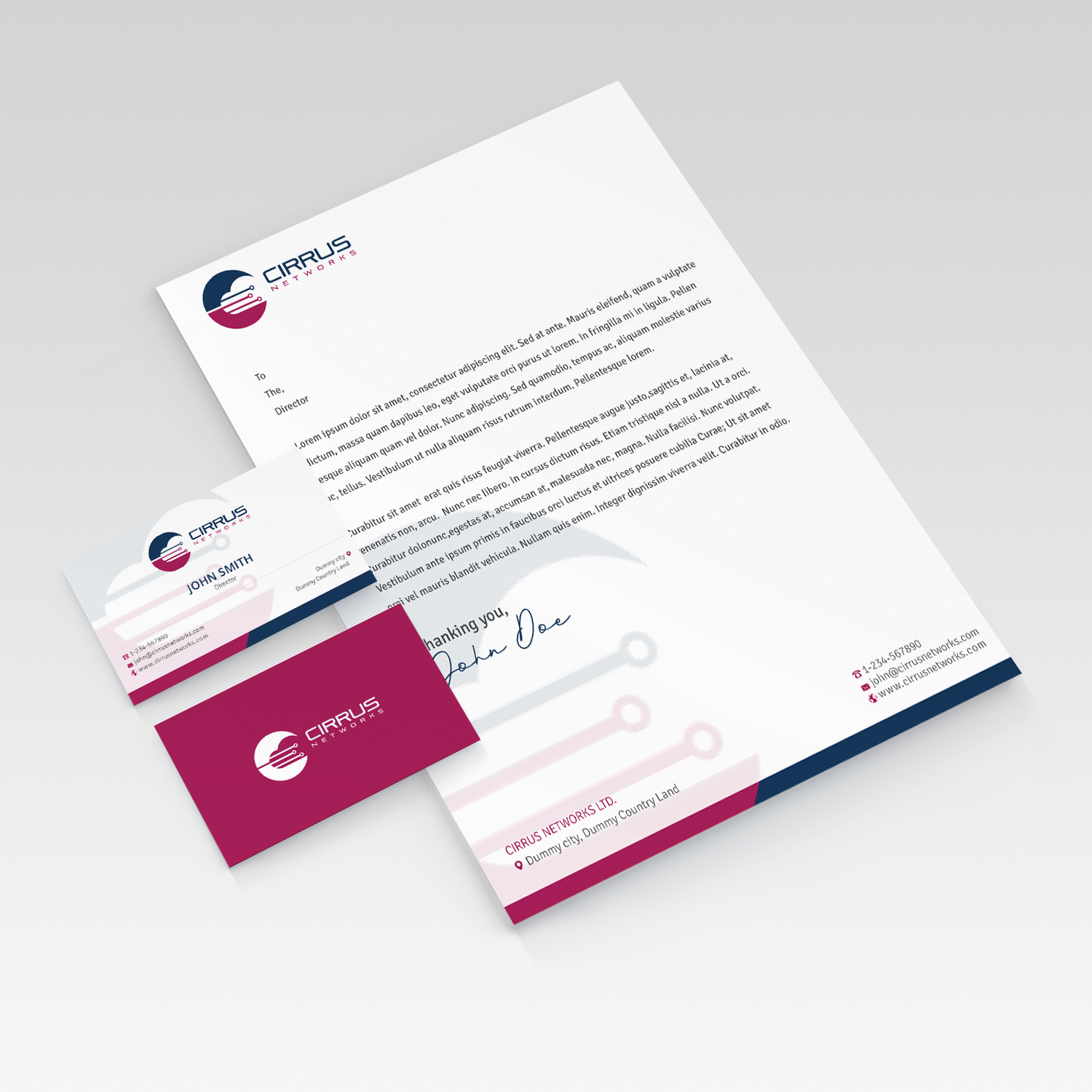 Stationery Design by Creative Jiniya for this project | Design #21779184