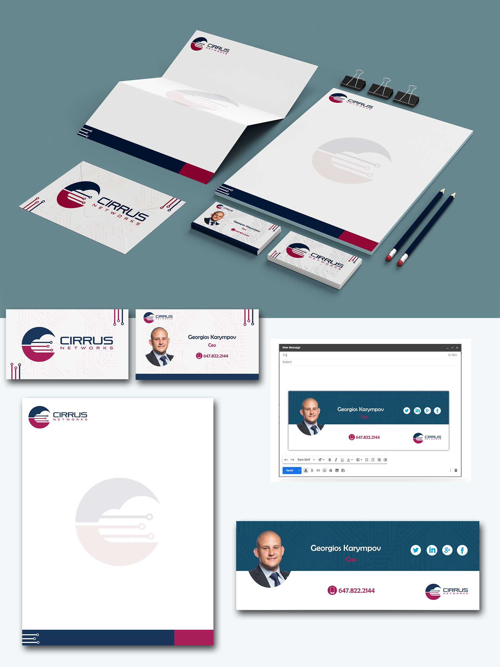 Stationery Design by mahmoud abdelmoniem for this project | Design #21781851