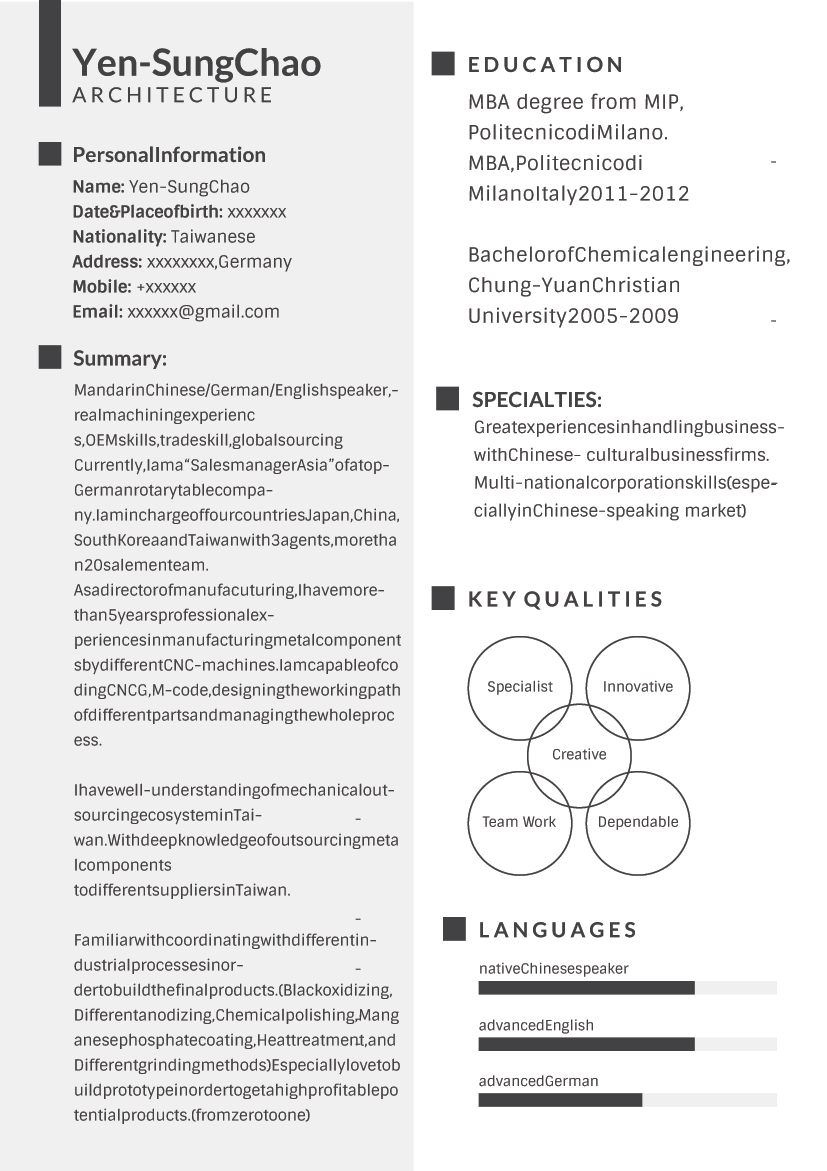 Resume Design by bangraphics for this project | Design #21959237