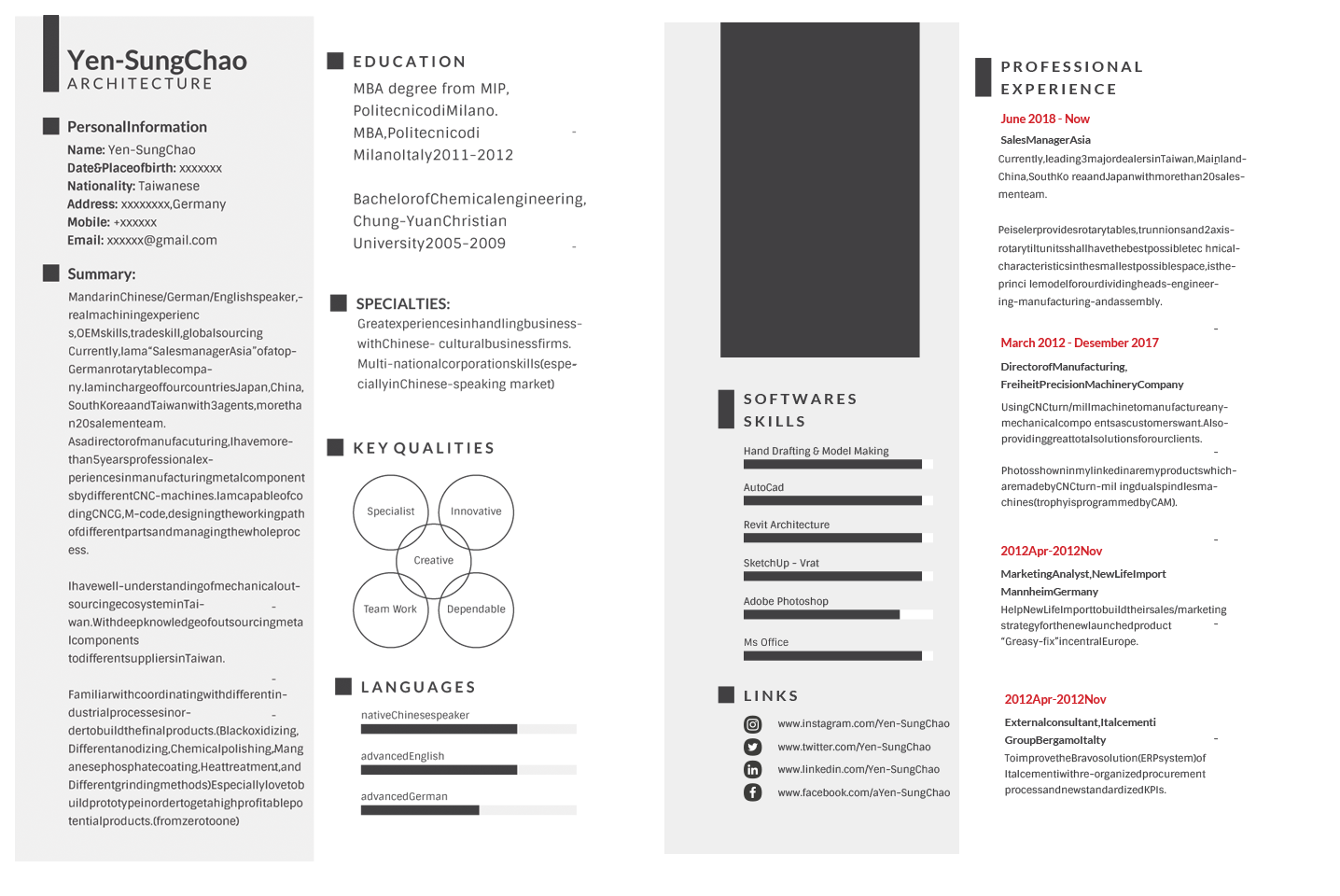 Resume Design by bangraphics for this project | Design #21959304