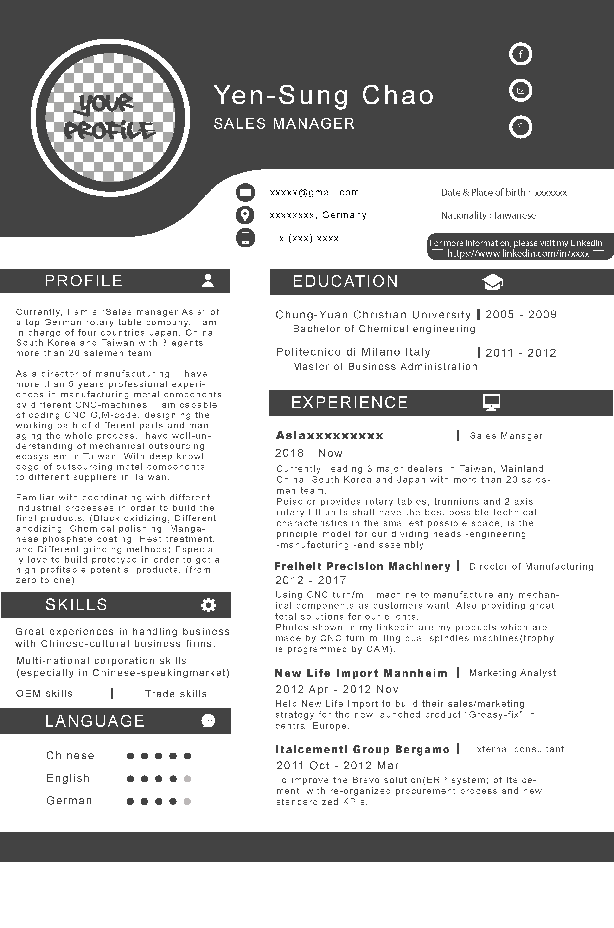 Design de CV par Michaels_Tech pour ce projet | Design #21815603