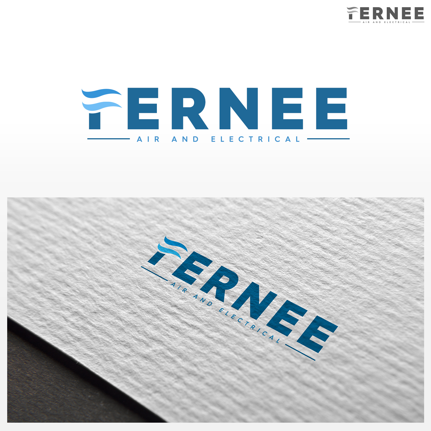 Logo Design by DominicDesign for Fernee Air and Electrical | Design #21788884
