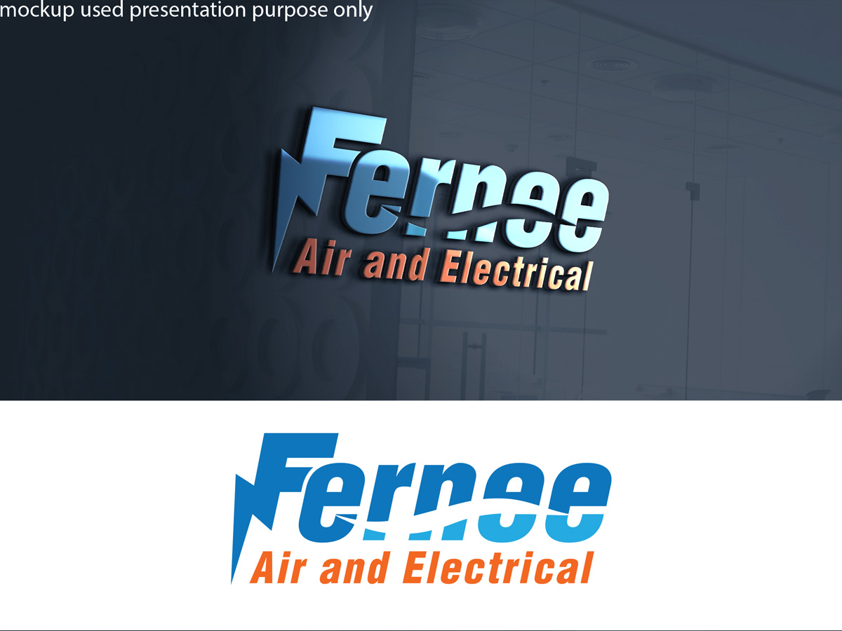 Logo Design by A S design @ for Fernee Air and Electrical | Design #21799877