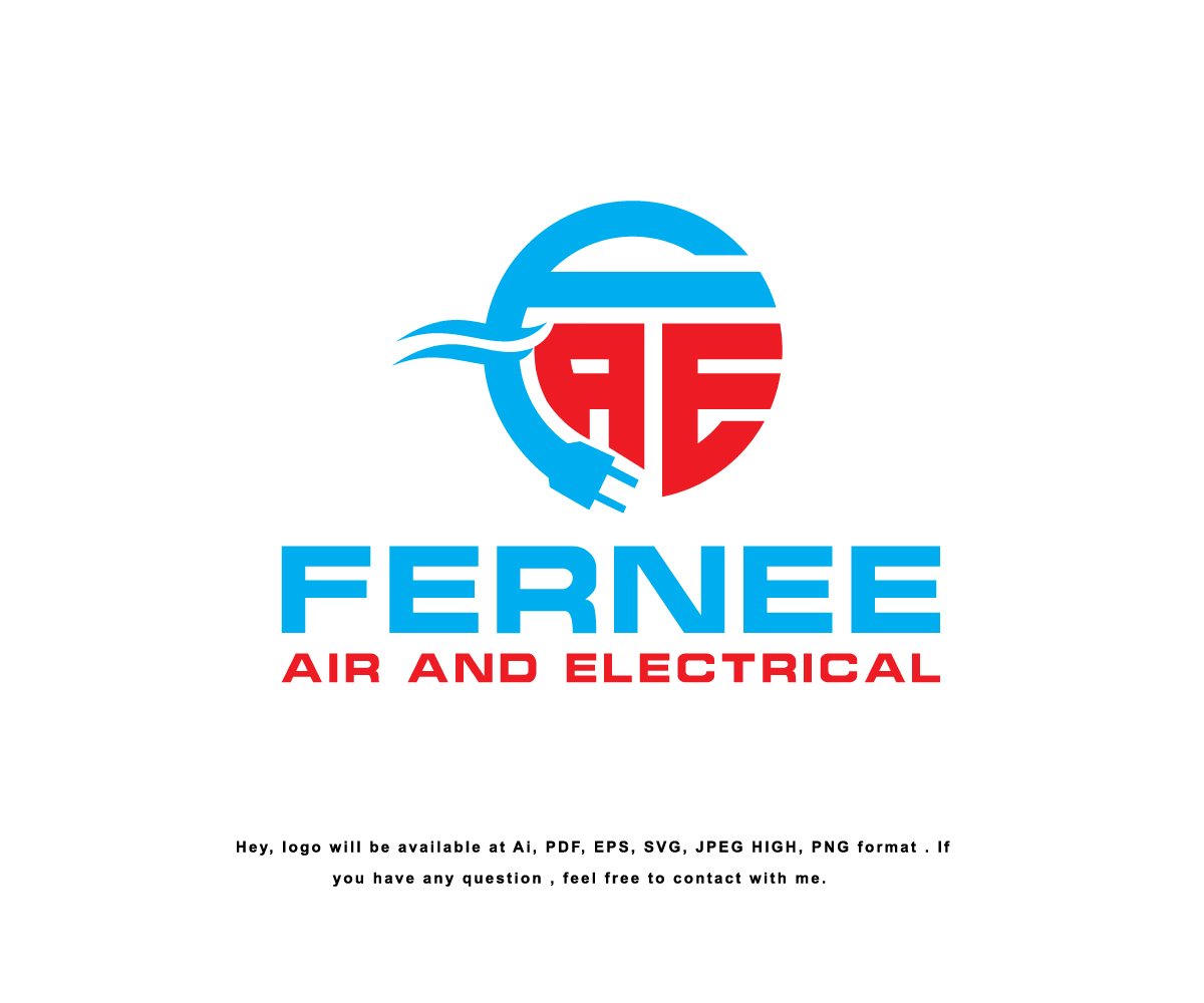 Logo Design by Design Solving for Fernee Air and Electrical | Design #21798101