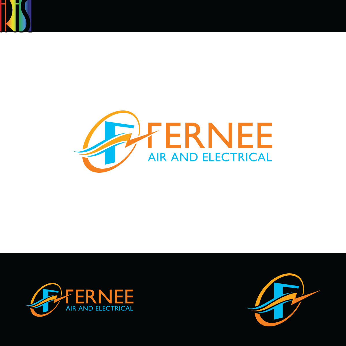 Logo Design by Iris 3 for Fernee Air and Electrical | Design #21788422
